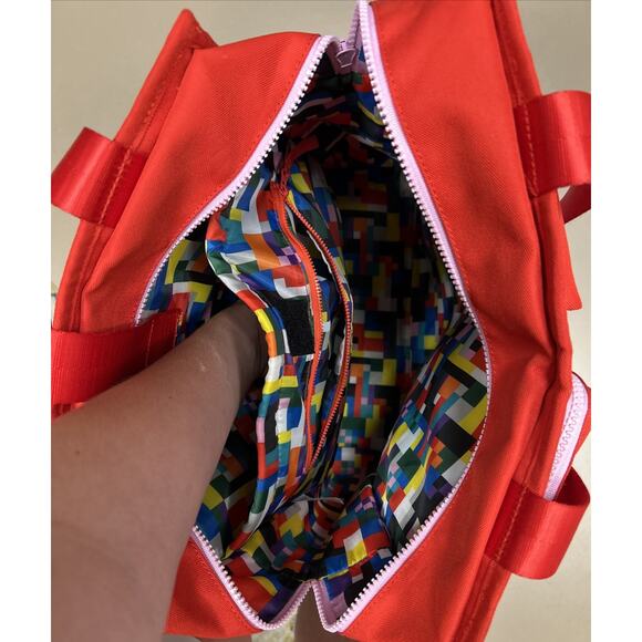 LEGO Collection x Target Weekender Tote Utility Pocket Bag Red With Zipper - Picture 4 of 10